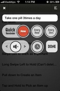 Δημιουργία υπενθύμισης του YellingMom iOS Δημιουργία υπενθύμισης του YellingMom iOS