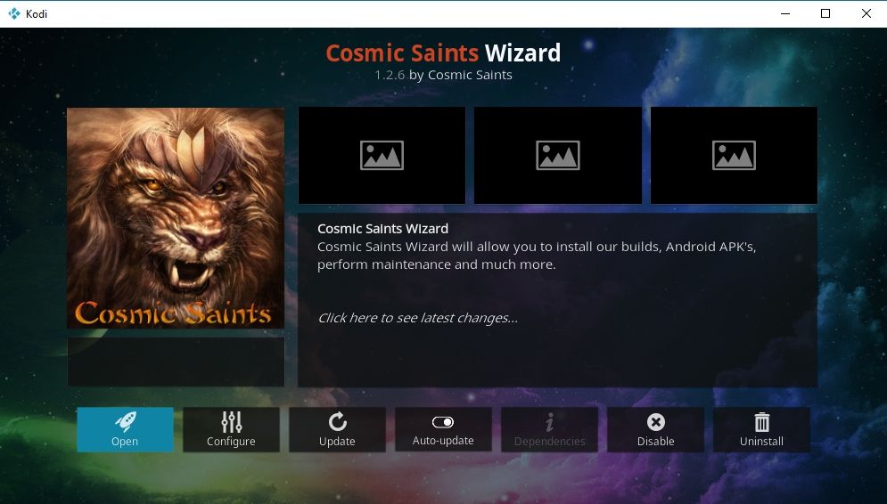 Best Kodi Wizard Addons 6 - Οδηγός Cosmic Saints