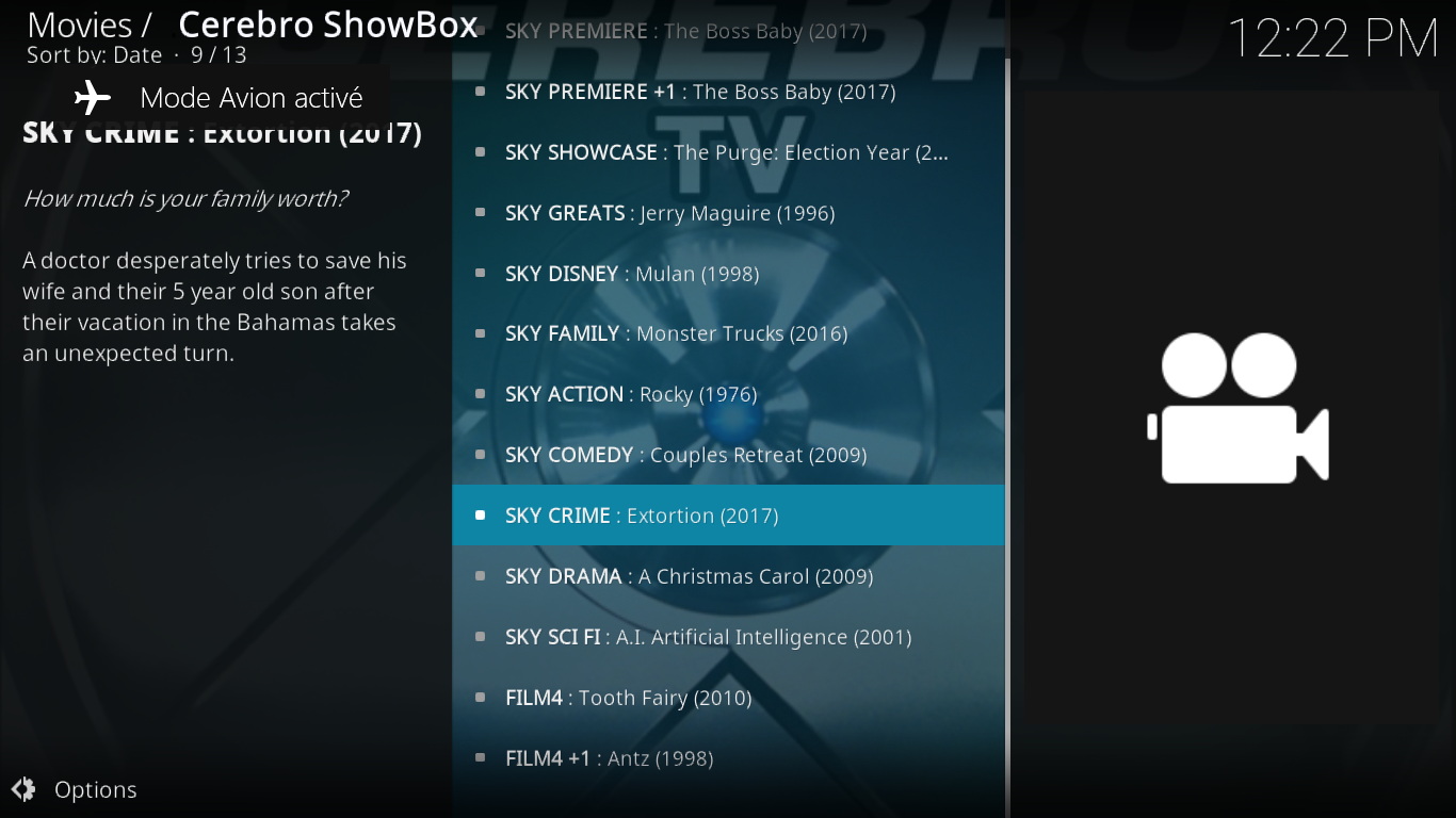 Cerebro Showbox Sky Cinema