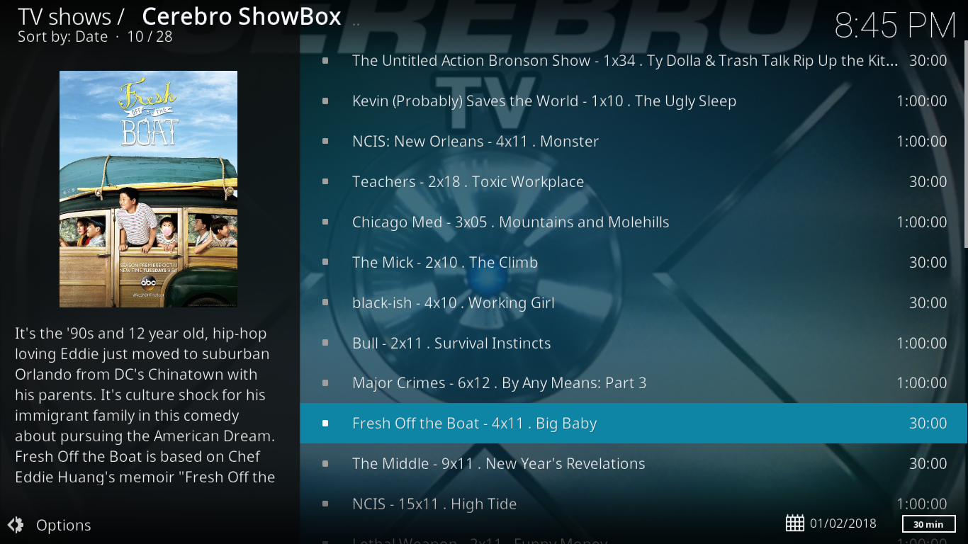 Cerbero Showbox ทีวีล่าสุด