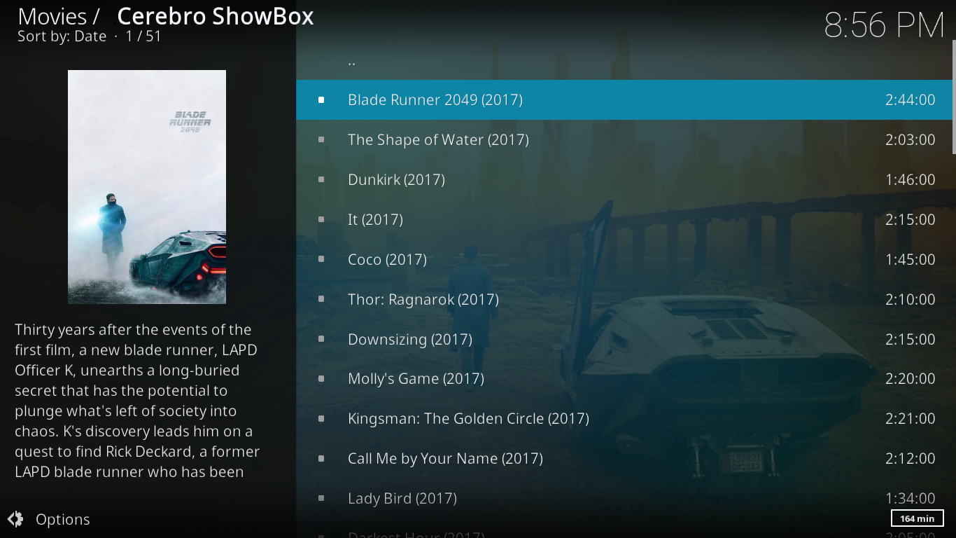 Cerebro Showbox หนังล่าสุด