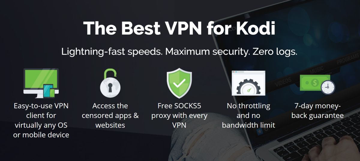 IPVanish - nejlepší vpn pro Kodi