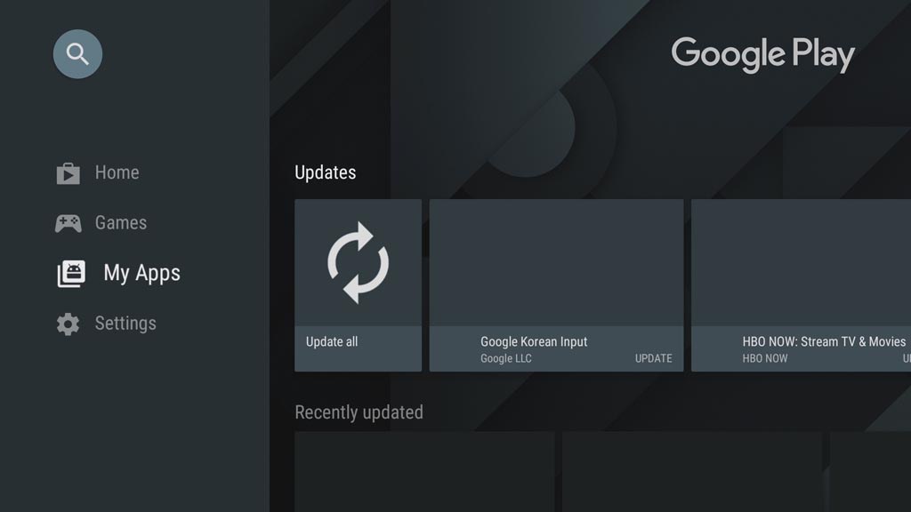 Kodi Smart TV Güncellemesi - Google'da Güncelle - 2