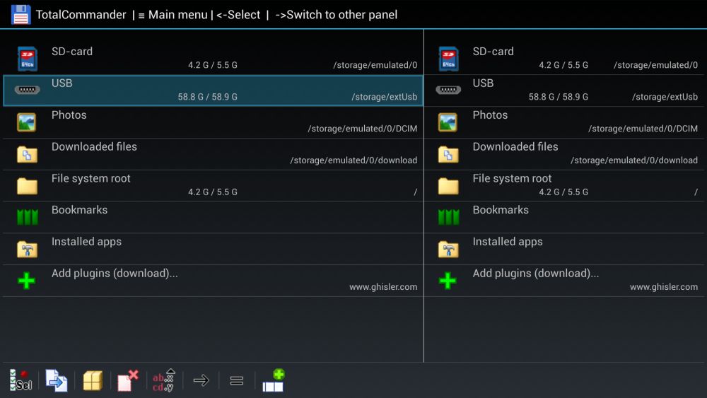 Kodi on Fire TV USB 6 - εξερευνητής αρχείων USB