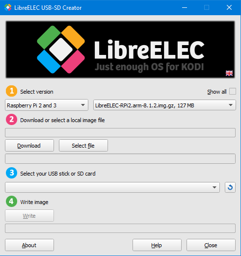 LibreELEC USB-CD Creator