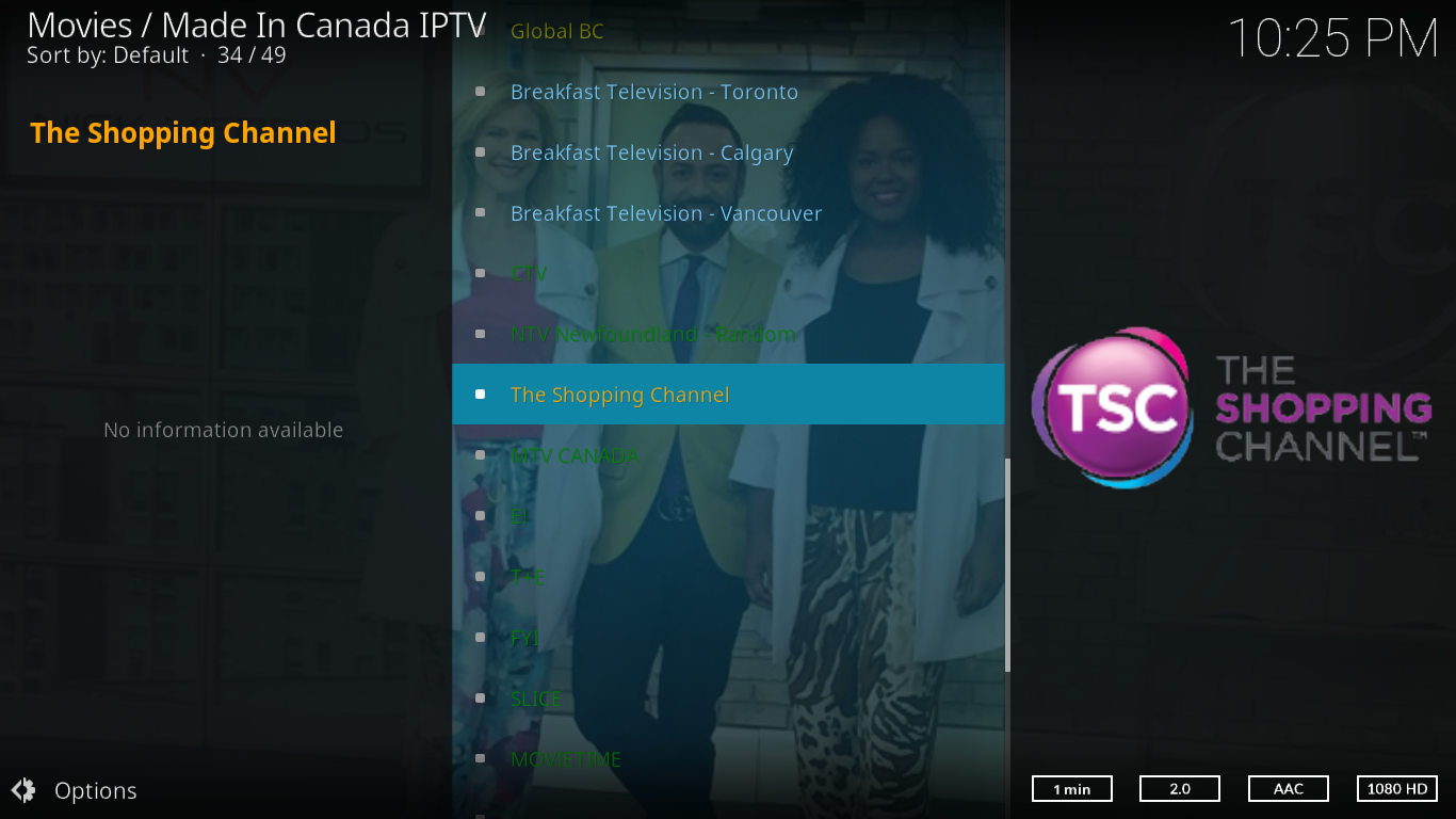 מיוצר בקנדה IPTV CA-EN