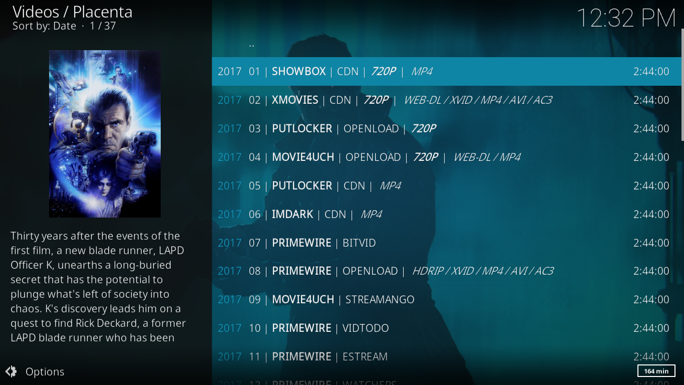 Selezione della sorgente di placenta