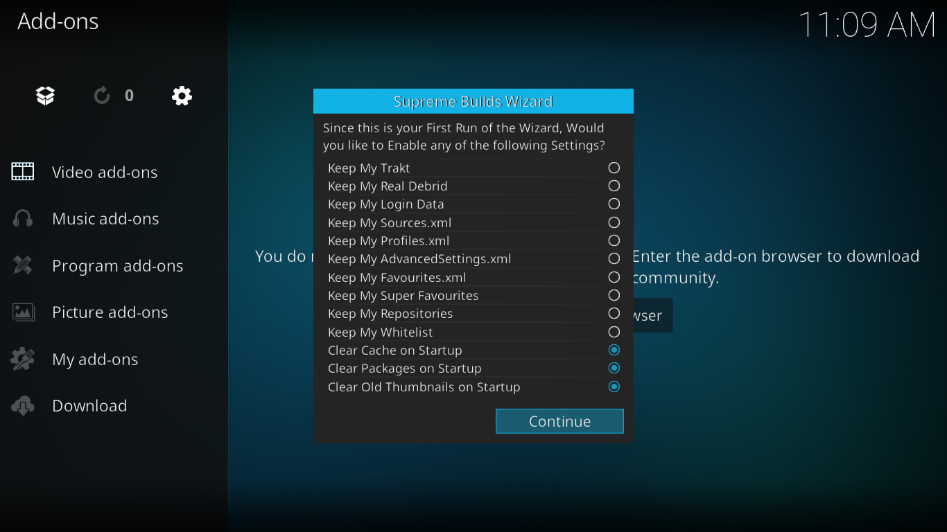 Kodi Builder 21. Kodi alternative. Accidentally Cleared data on Kodi. Medium build.