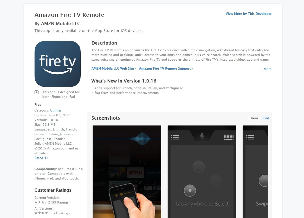 Използвайте телефона като Fire TV Remote - iPhone Screen - 3