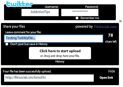 TwittMyFile