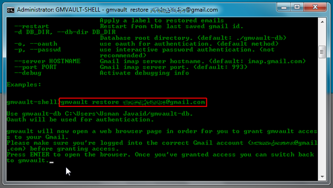 gmvault 4 gmvault 4