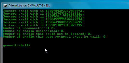 gmvault 6 gmvault 6