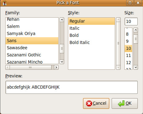 select-fonts