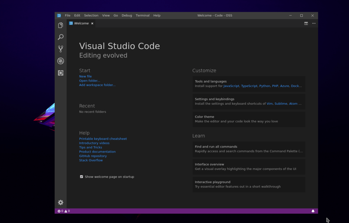 install visual studio linux