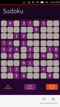 Ubuntu Touch - 27.1 - Igre - Sudoku