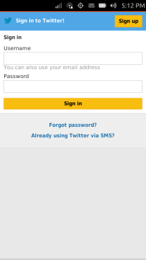 Ubuntu Touch - 29.3 - Web Apps - Twitter