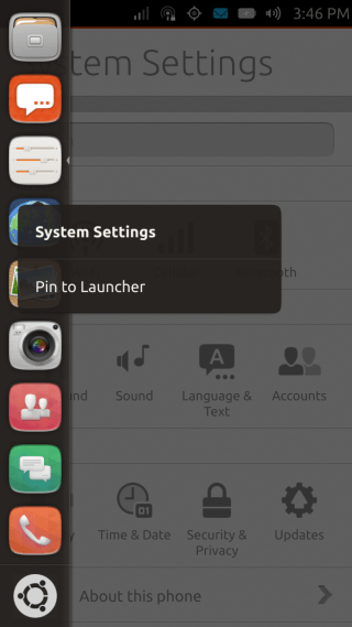 Ubuntu Touch - 05.2 - Multitasking - Dock - Pin