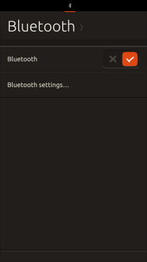 Ubuntu Touch - 07.2 - traka statusa - Bluetooth