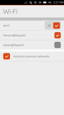 Ubuntu Touch - 08.01 - Postavke - Wi-Fi