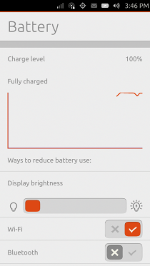 Ubuntu Touch - 08.08 - Postavke - Baterija