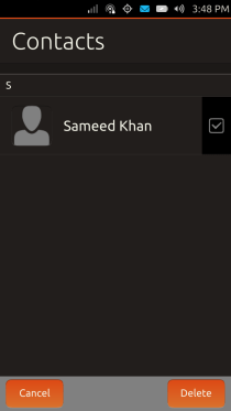 Ubuntu Touch - 10.2 - Aplikacije - Kontakti - Odabir