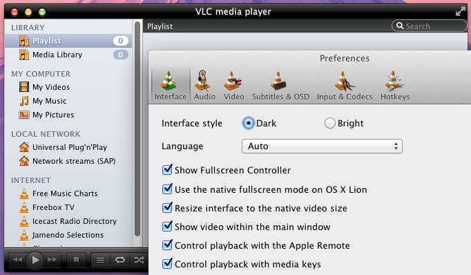 Mac OS X Lion-VLC 2.0 Mac OS X Lion-VLC 2.0