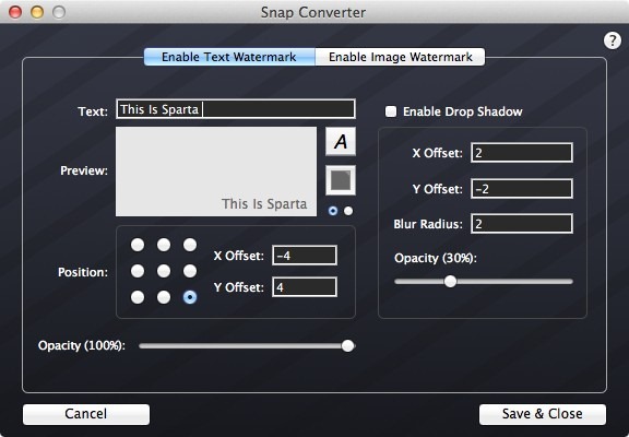 Vannmerke for Snap Converter Vannmerke for Snap Converter