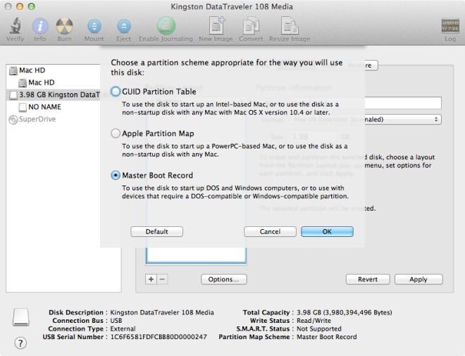 formatering af USB