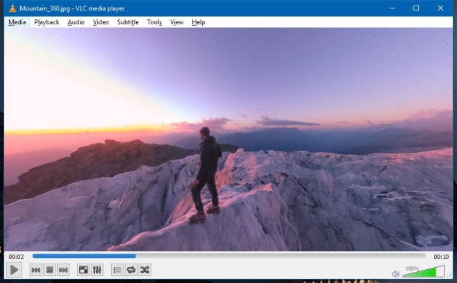 vlc 360 photo