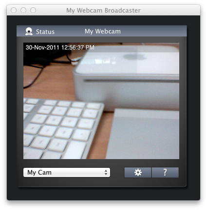 Min webcam-tv-station