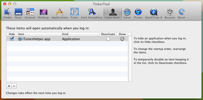 tinker tool for mac