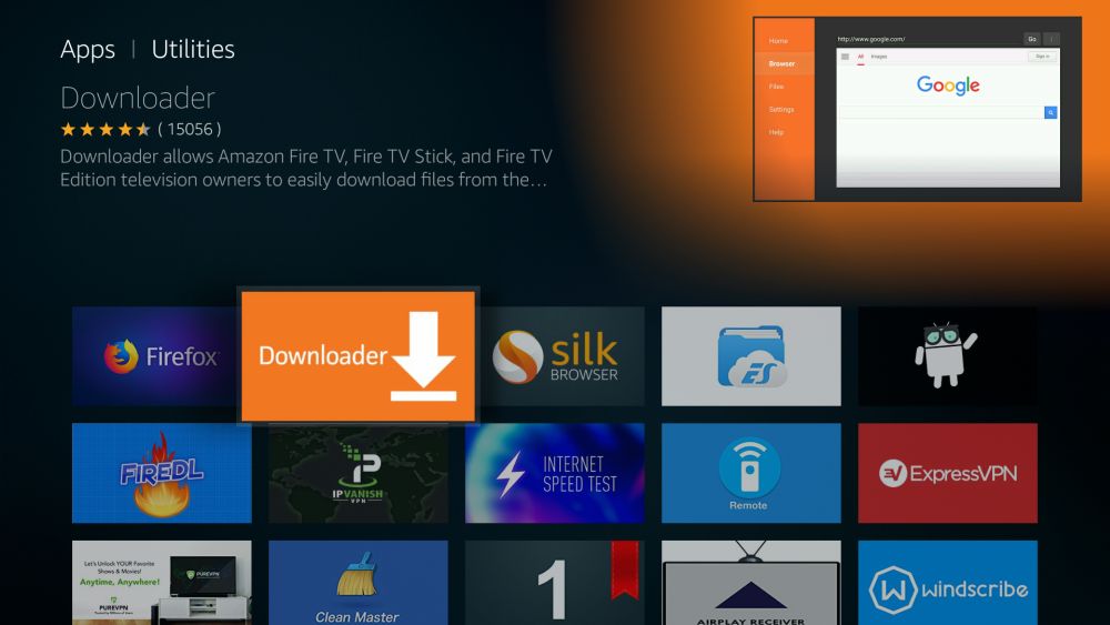 Opravit chybu při změně adresy URL Downloaderu 8 - Downloader v Fire TV