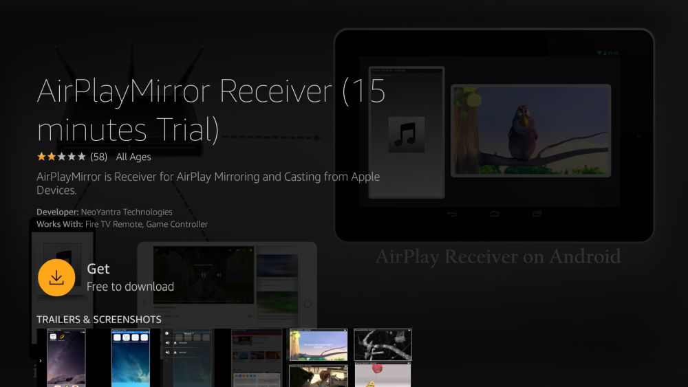 Comment mettre en miroir ou convertir un iPhone sur Fire TV 7 - AllPlayMirror