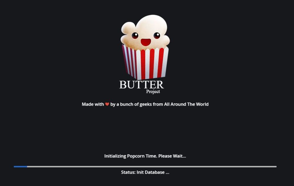 Regarder Popcorn Time Chromecast 5 -Popcorn Time loading