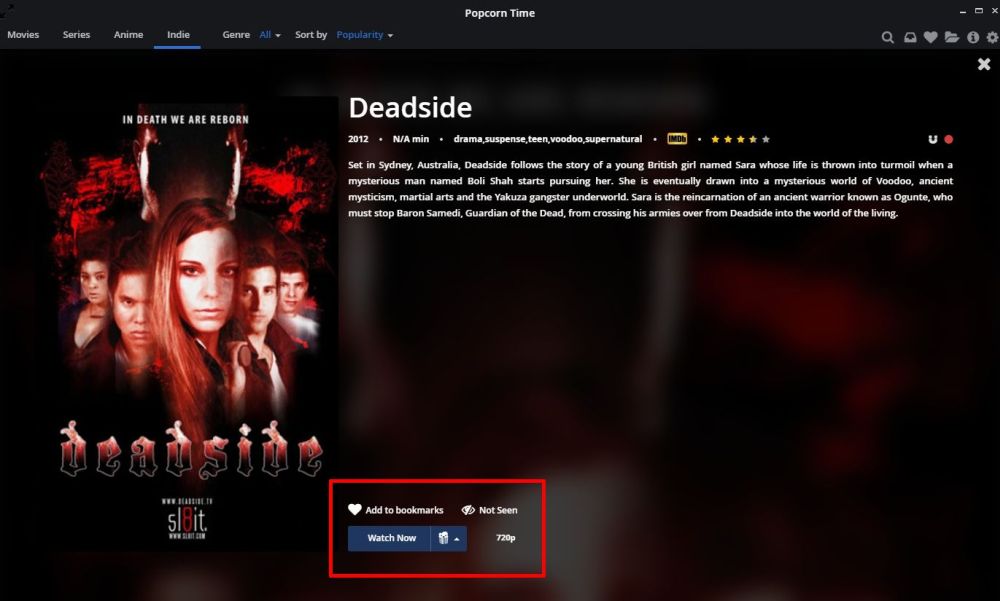 Sledujte televizní pořady Popcorn Time Chromecast 8 -Stream na Popcorn Time