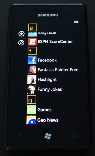 App-Schublade-Windows-Phone-Mango