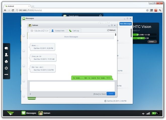 Airdroid-PC-Browser-Messages