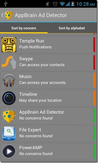 AppBrain-Reklam-Dedektör-Android-sırala