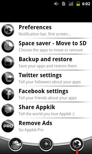 Appkik-Android-Einstellungen Appkik-Android-Einstellungen