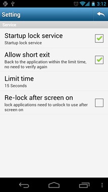 Innstillinger-Screen-App-Lock-For-Android