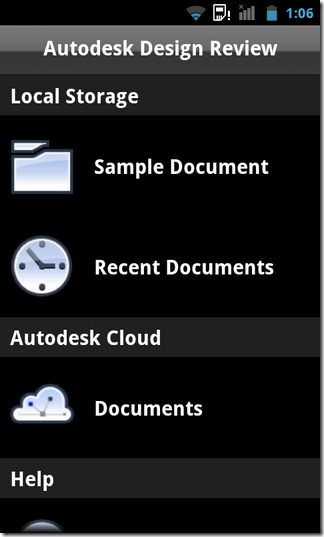 Autodesk-Design-Review-Android-Home