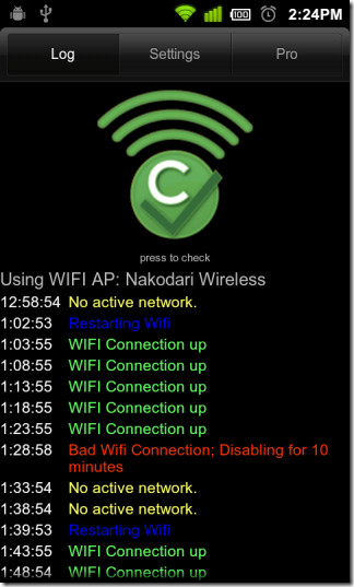 Anslutnings Checker-For-Android- (WiFi)