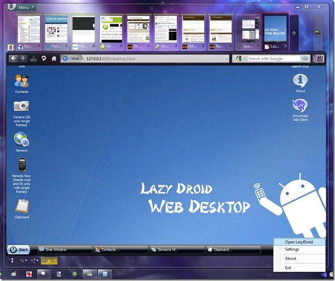 lazydroid-usb líný web-usb