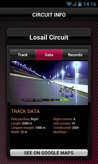 MotoGP-Live-ประสบการณ์ Android วงจร