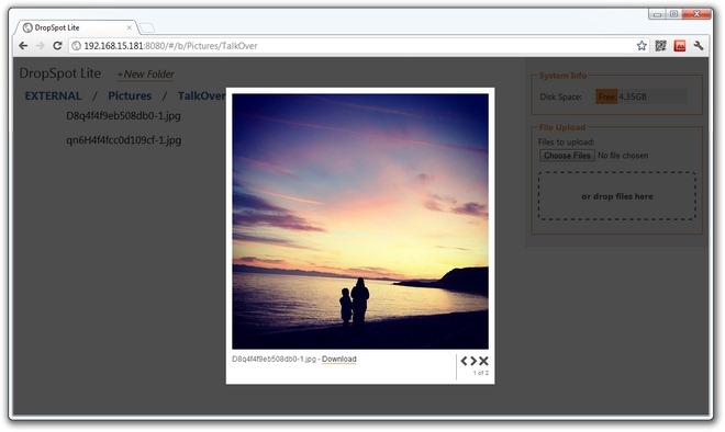 DropSpot-Android-webbrowser-Image-Viewer
