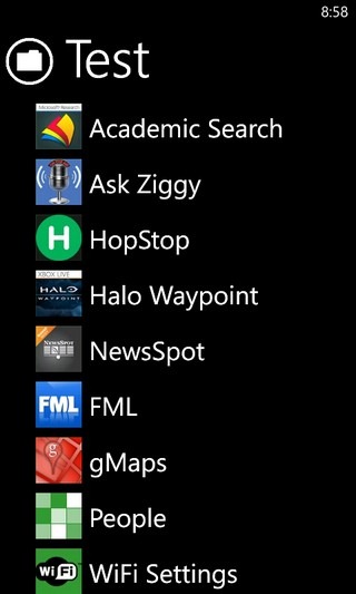 Pastas WP7