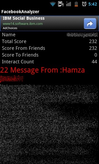 Facebook-Analyzer-Android-Interactions