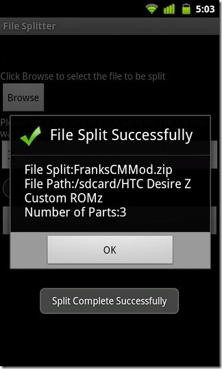 04-Fil-Splitter-Android-Split-Vellykket