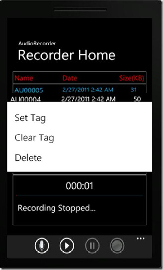 AudioRecorder-tags2 obraz