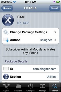 SAM Cydia